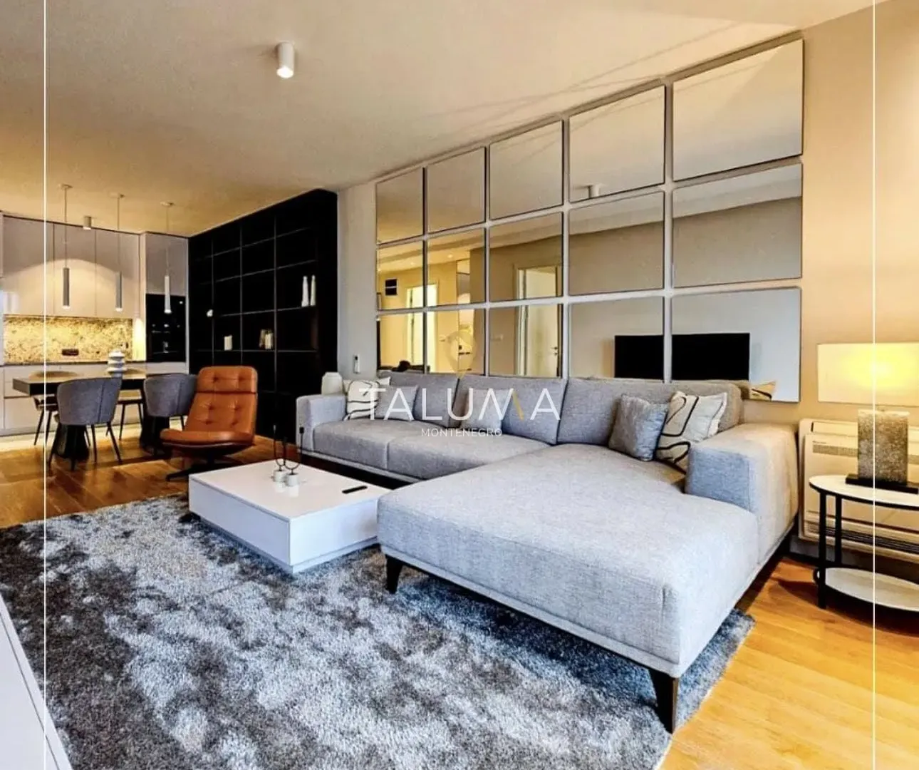 Rent, one bedroom apartment, 56m², Preko Morače, Podgorica