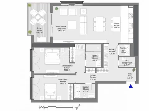 Prodaja, trosoban stan, 116m², Savski Venac, Beograd - image 10