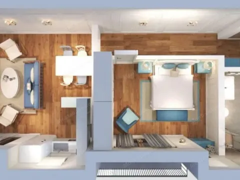 Sale, one bedroom apartment, 49m², Risan, Kotor - image 9