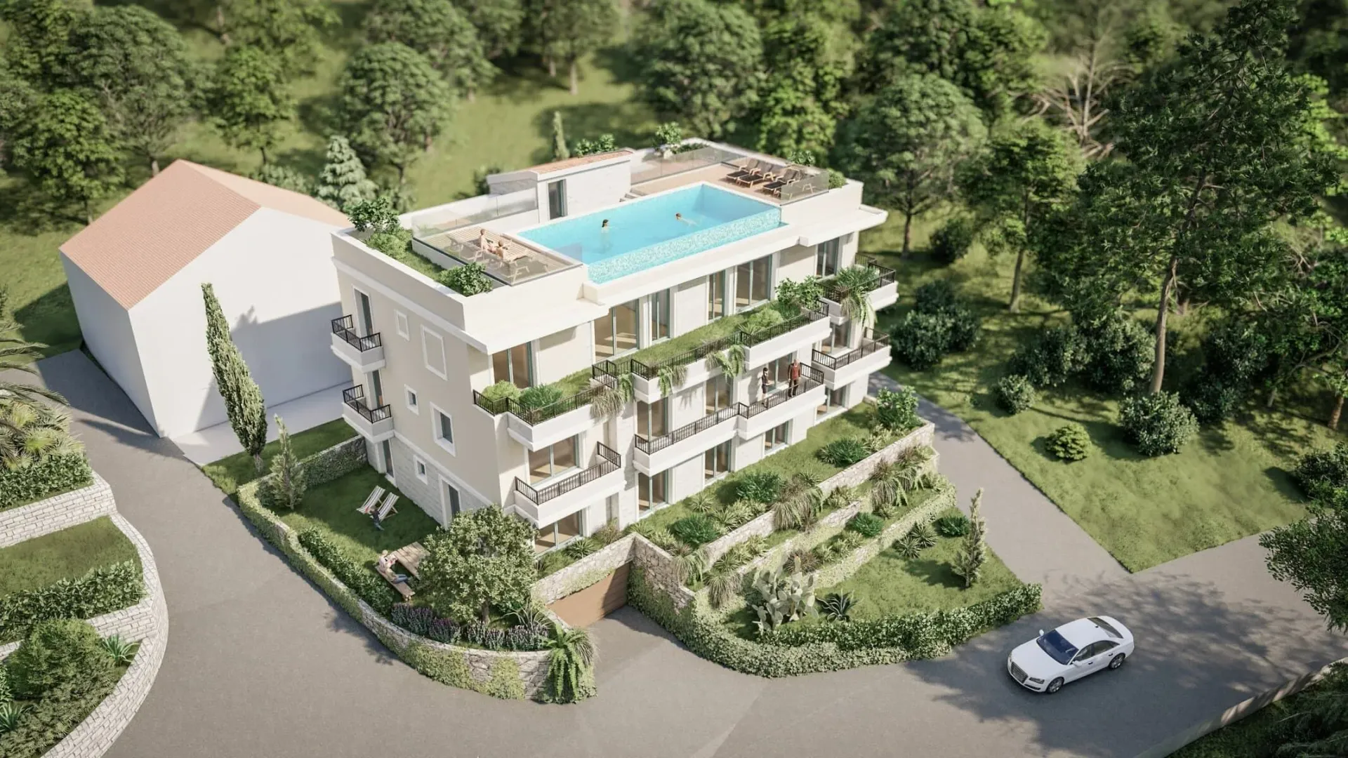 Sale, three bedroom apartment, 85m², Dobrota, Kotor