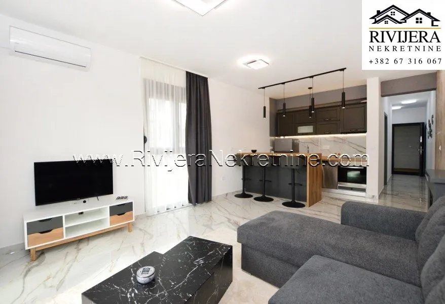 Prodaja, jednosoban stan, 48m², Đenovići, Herceg Novi