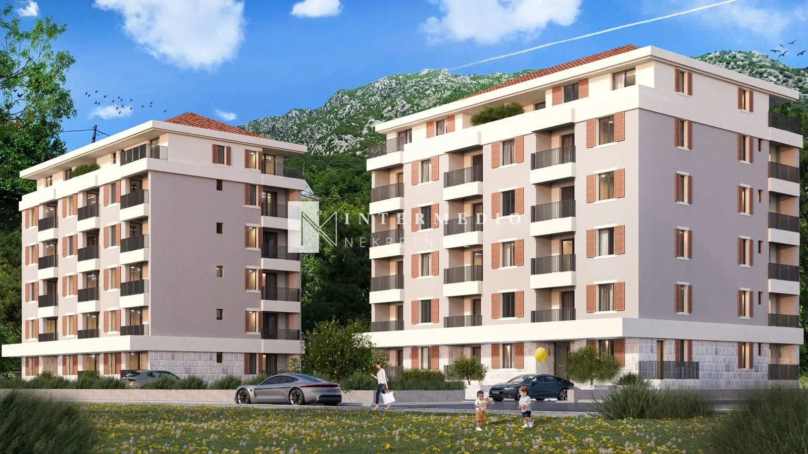 Prodaja, dvosoban stan, 55m², Bijela, Herceg Novi