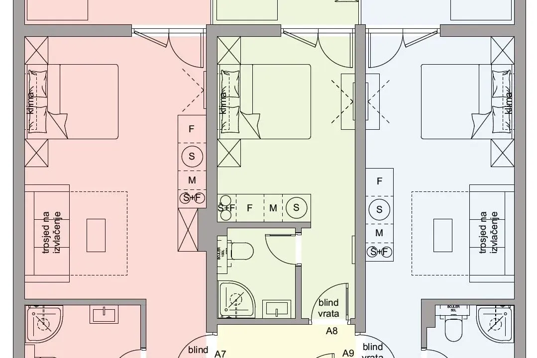 Prodaja, trosoban stan, 90m², Šušanj, Bar