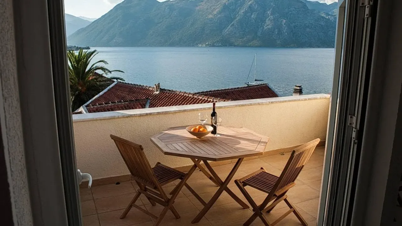Prodaja, jednosoban stan, 54m², Prčanj, Kotor