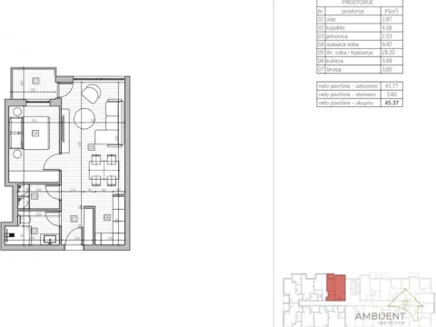 Prodaja, dvosoban stan, 45m², Nova Pazova, Stara Pazova - image 5