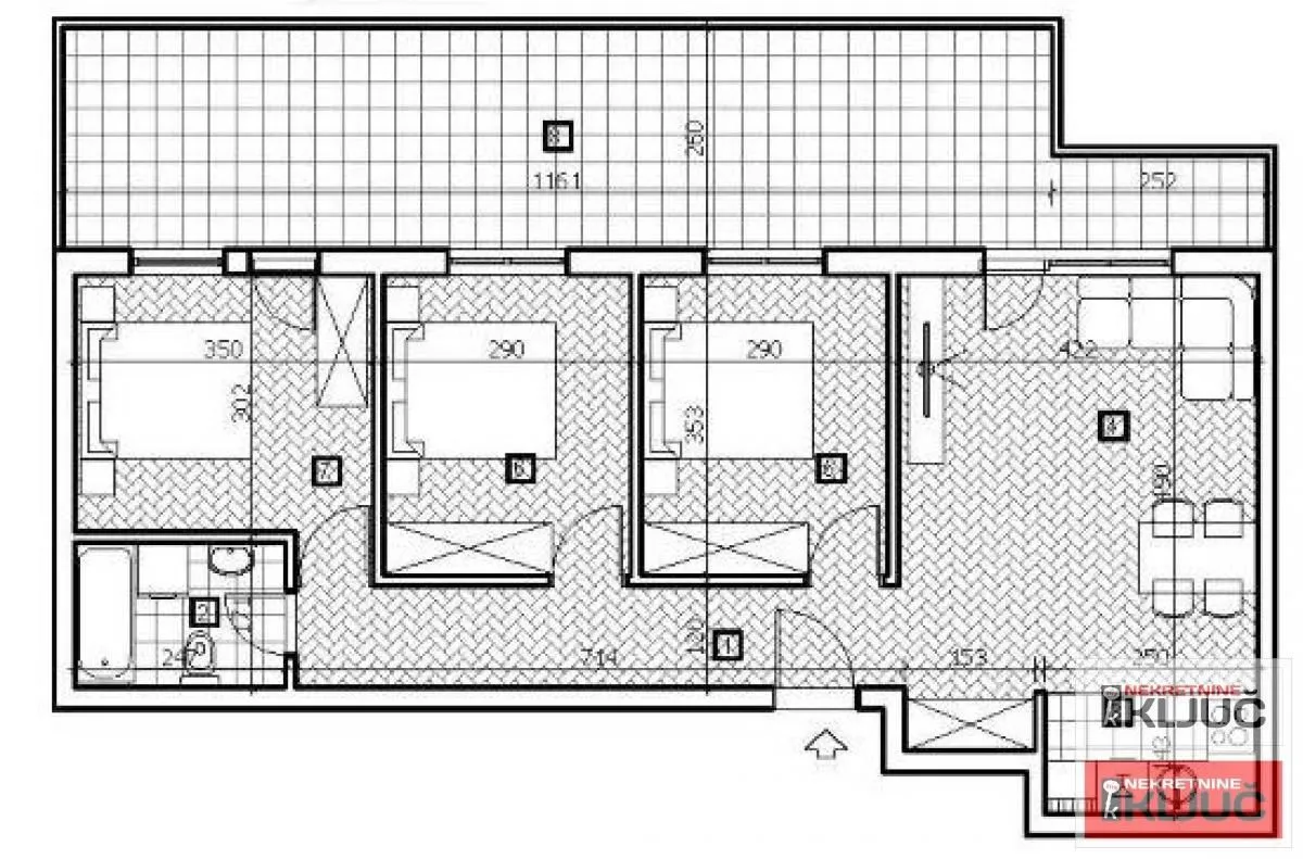 Prodaja, četvorosoban stan, 102m², Adice, Novi Sad Sve Podlokacije