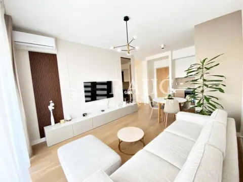 Modern and bright living room with a dining area. - image 3