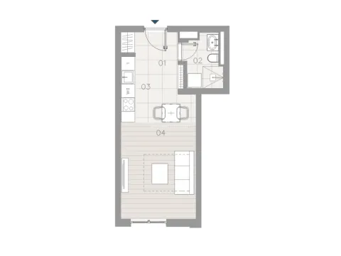 Sale, studio apartment, 28m², Radanovići, Kotor - image 5