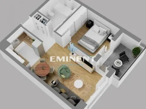 Izdavanje, dvosoban stan, 54m², Novi Beograd Blok 65, Novi Beograd Sve Podlokacije - image 18