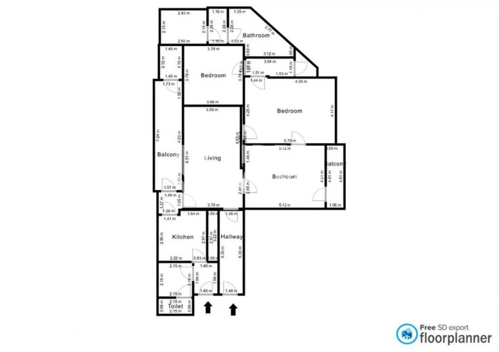 Sale, four bedroom apartment, 148m², Stari Grad, Beograd