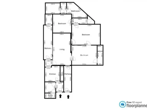 Sale, four bedroom apartment, 148m², Stari Grad, Beograd - image 13