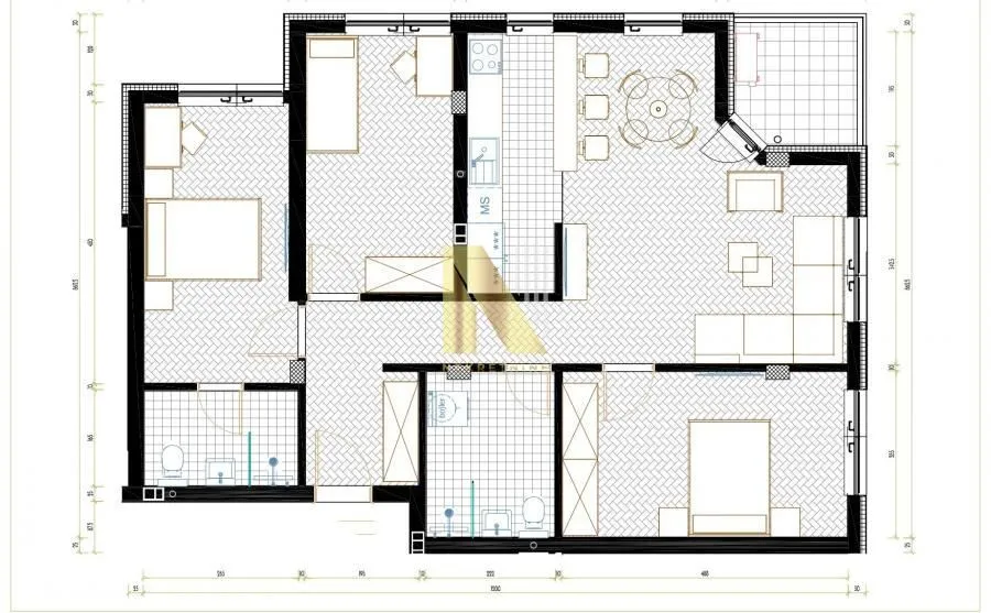 Prodaja, četvorosoban stan, 89m², Sremska Kamenica, Petrovaradin