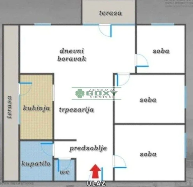 Prodaja, trosoban stan, 88m², Centar Sve Podlokacije, Beograd