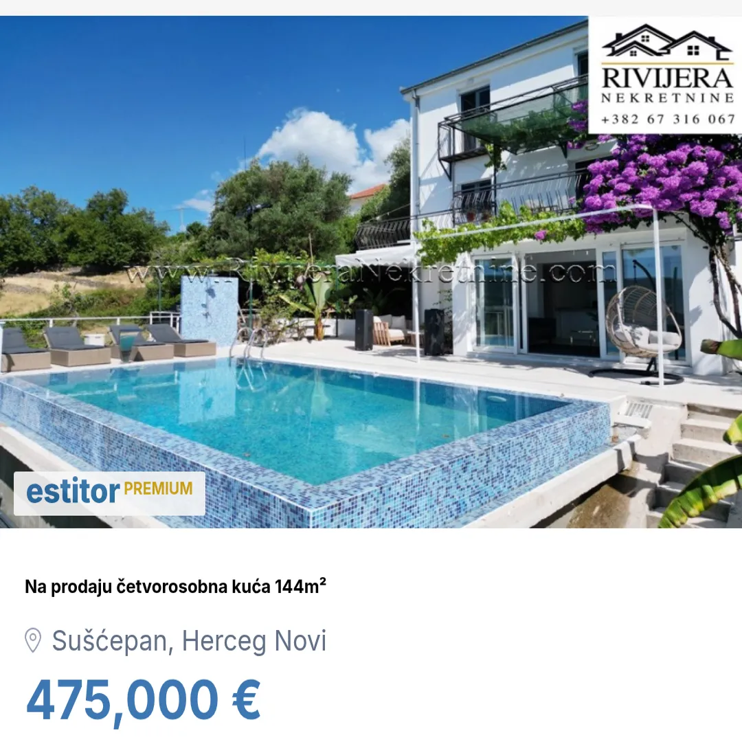 Sale, house, 144m², Sušćepan, Herceg Novi