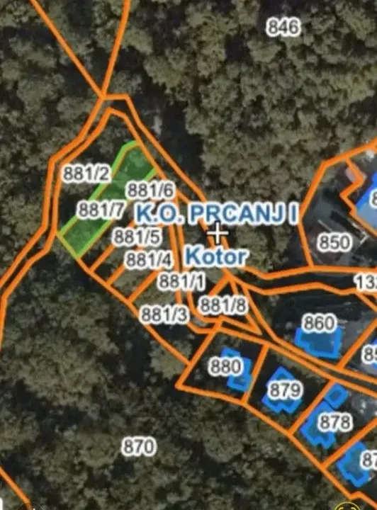 Sale, land lot, 305m², Prčanj, Kotor