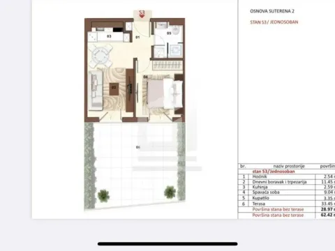 Prodaja, jednosoban stan, 29m², Dobrota, Kotor - image 17