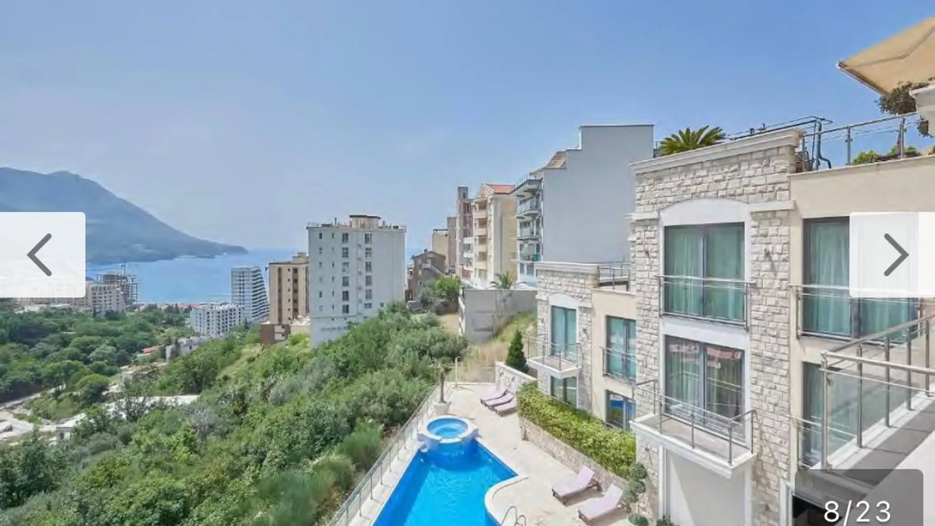 Rent, two bedroom apartment, 75m², Bečići, Budva