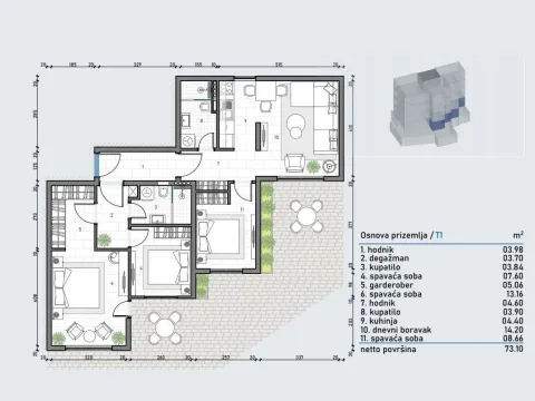 Prodaja, trosoban stan, 73m², Herceg Novi, Crna Gora - image 6