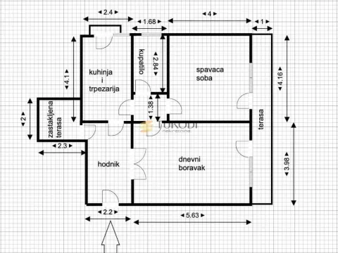 Sale, two bedroom apartment, 62m², Novi Beograd Sve Podlokacije, Beograd - image 14