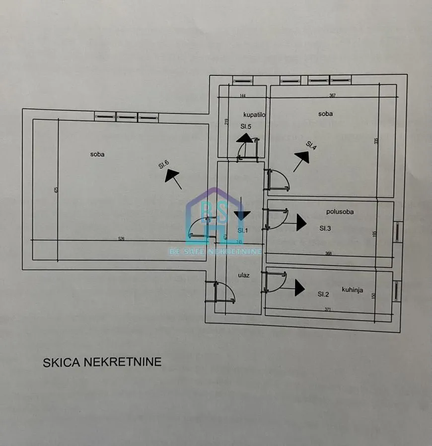 Prodaja, trosoban stan, 58m², Sremski Karlovci, Novi Sad