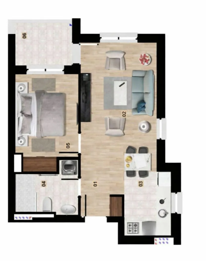 Sale, apartment, 44m², Kolašin, Crna Gora