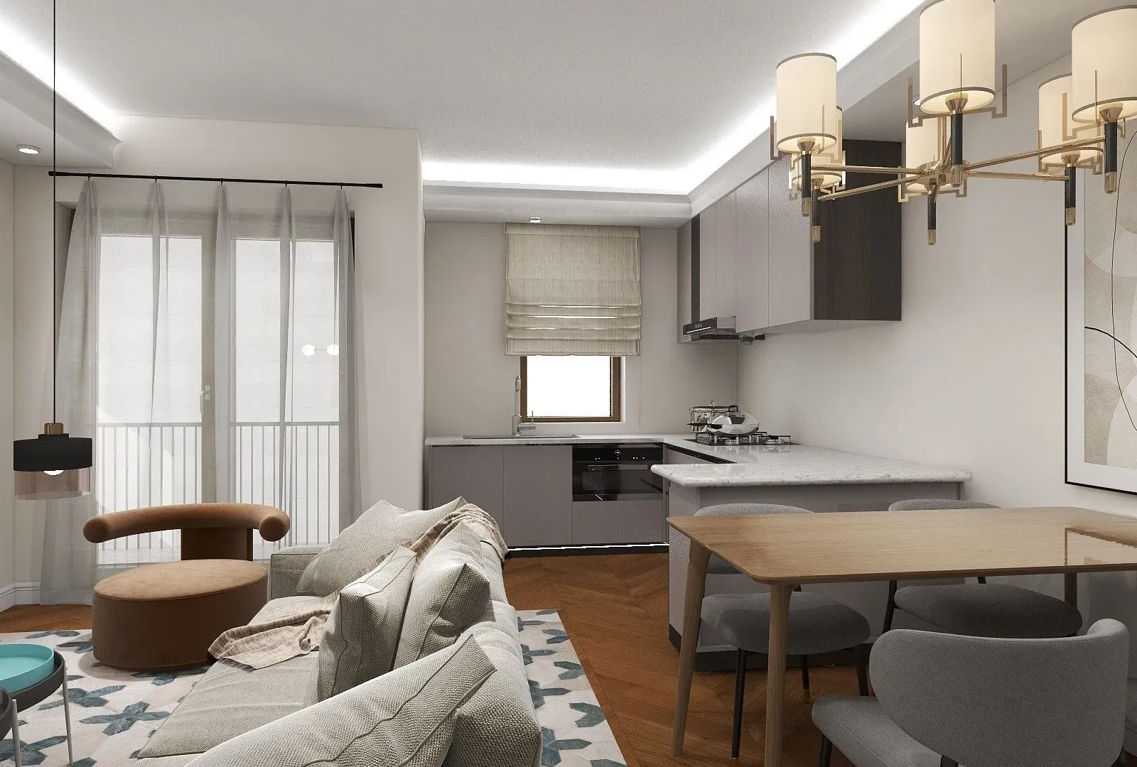 Sale, one bedroom apartment, 55m², Risan, Kotor