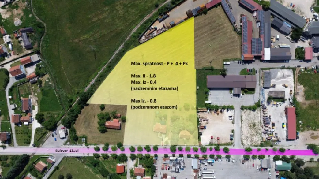 Prodaja, plac, 15857m², Centar, Nikšić