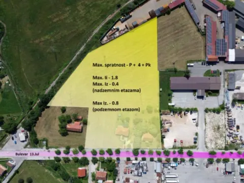 Sale, land lot, 15857m², Centar, Nikšić