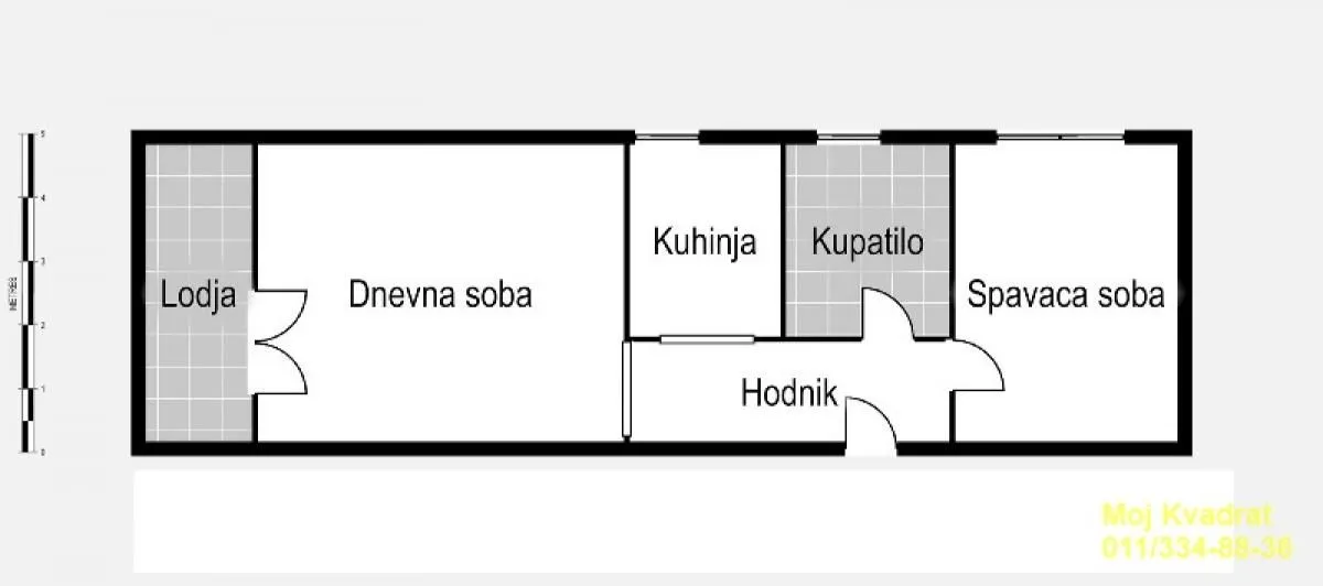Prodaja, dvosoban stan, 38m², Olimp, Zvezdara Sve Podlokacije