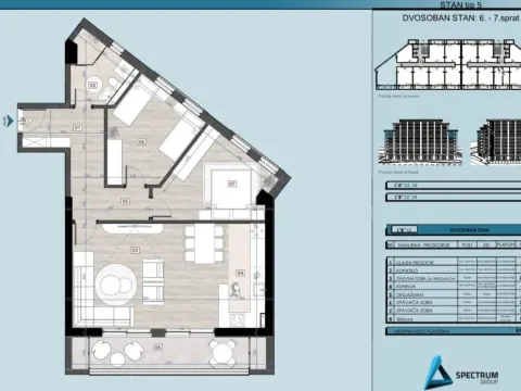Sale, two bedroom apartment, 82m², Bar, Crna Gora - image 6