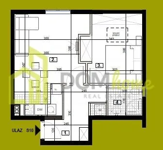Prodaja, jednosoban stan, 41m², Zabjelo, Podgorica