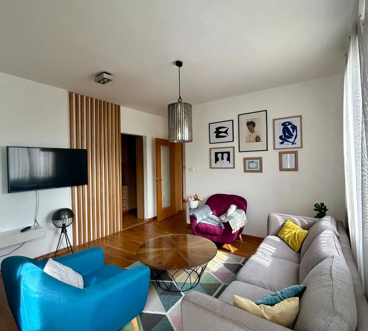 Rent, two bedroom apartment, 60m², Blok 9, Podgorica