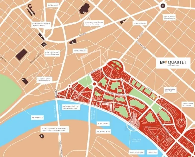 Prodaja, četvorosoban stan, 116m², Beograd Na Vodi, Beograd