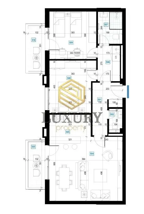 Prodaja, dvosoban stan, 97m², Preko Morače, Podgorica