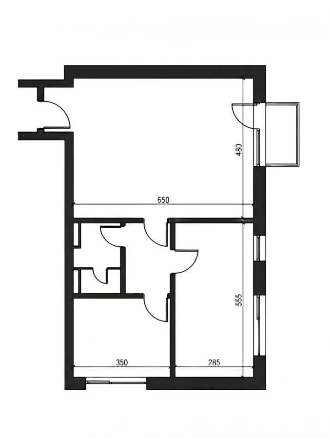 Sale, two bedroom apartment, 60m², Petrovac, Budva