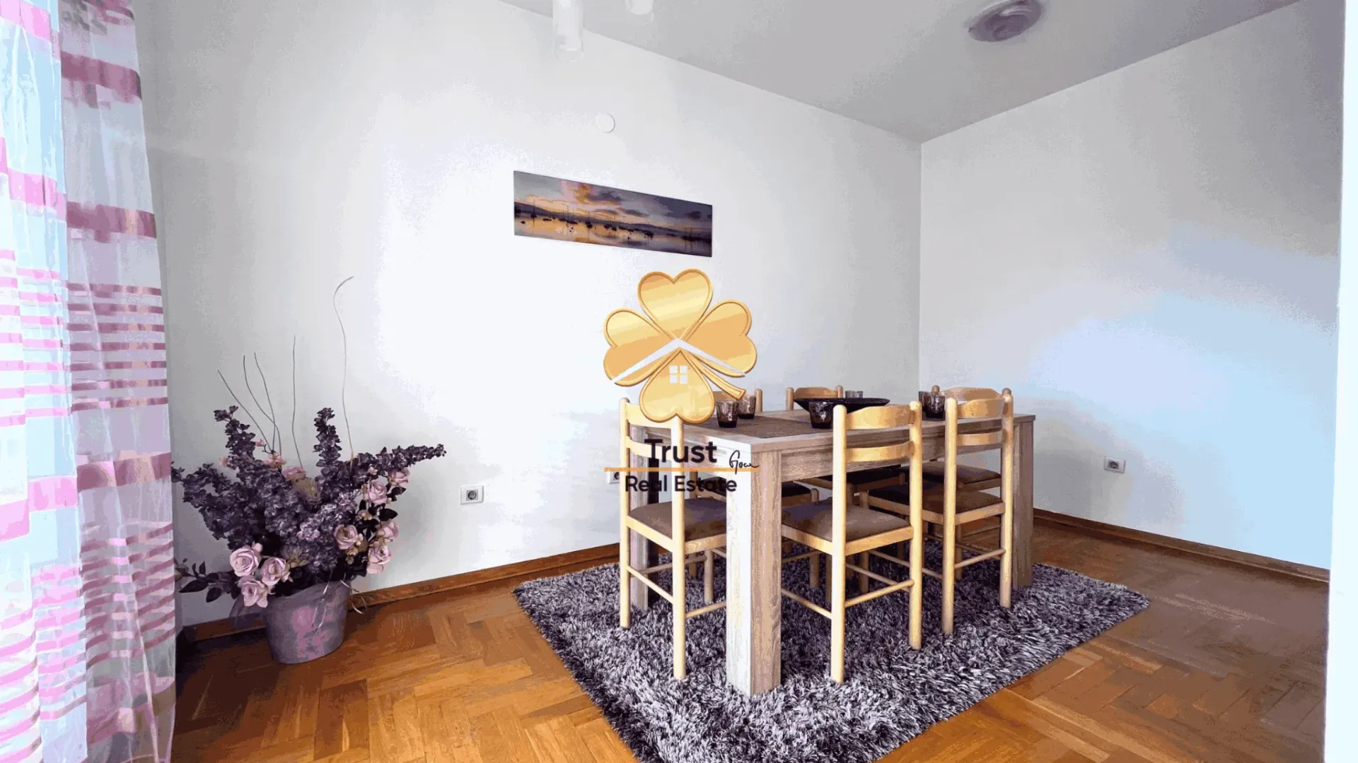 Izdavanje, dvosoban stan, 80m², Stari Aerodrom, Podgorica