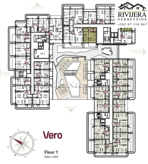 Sale, apartment, 47m², Porto Montenegro, Tivat