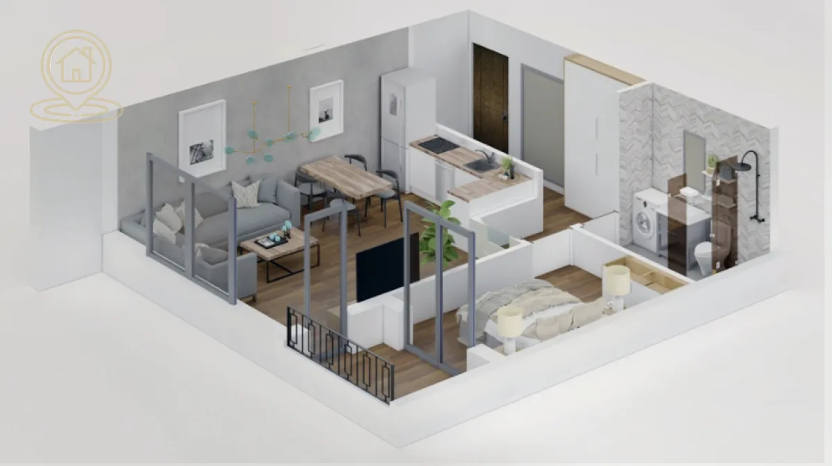 Prodaja, dvosoban stan, 61m², Gornji Grad Margita, Pančevo