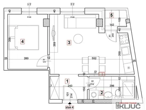 Prodaja, jednosoban stan, 35m², Podbara, Novi Sad Sve Podlokacije