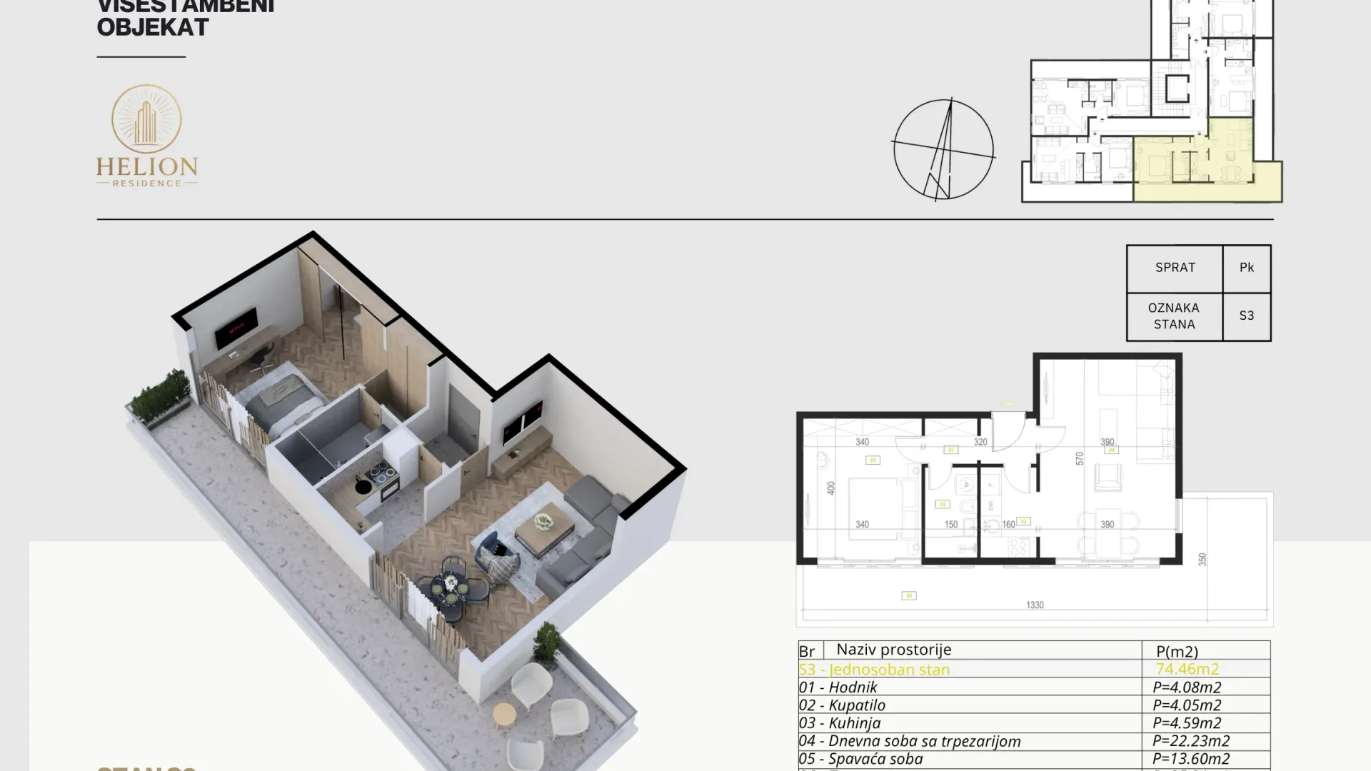 Prodaja, stan, 311m², Podkošljun, Budva
