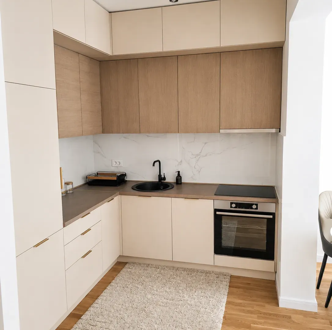 Rent, one bedroom apartment, 46m², Stari Aerodrom, Podgorica