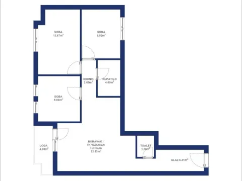 Prodaja, trosoban stan, 75m², Zemun Gornji Grad, Zemun Sve Podlokacije - image 4