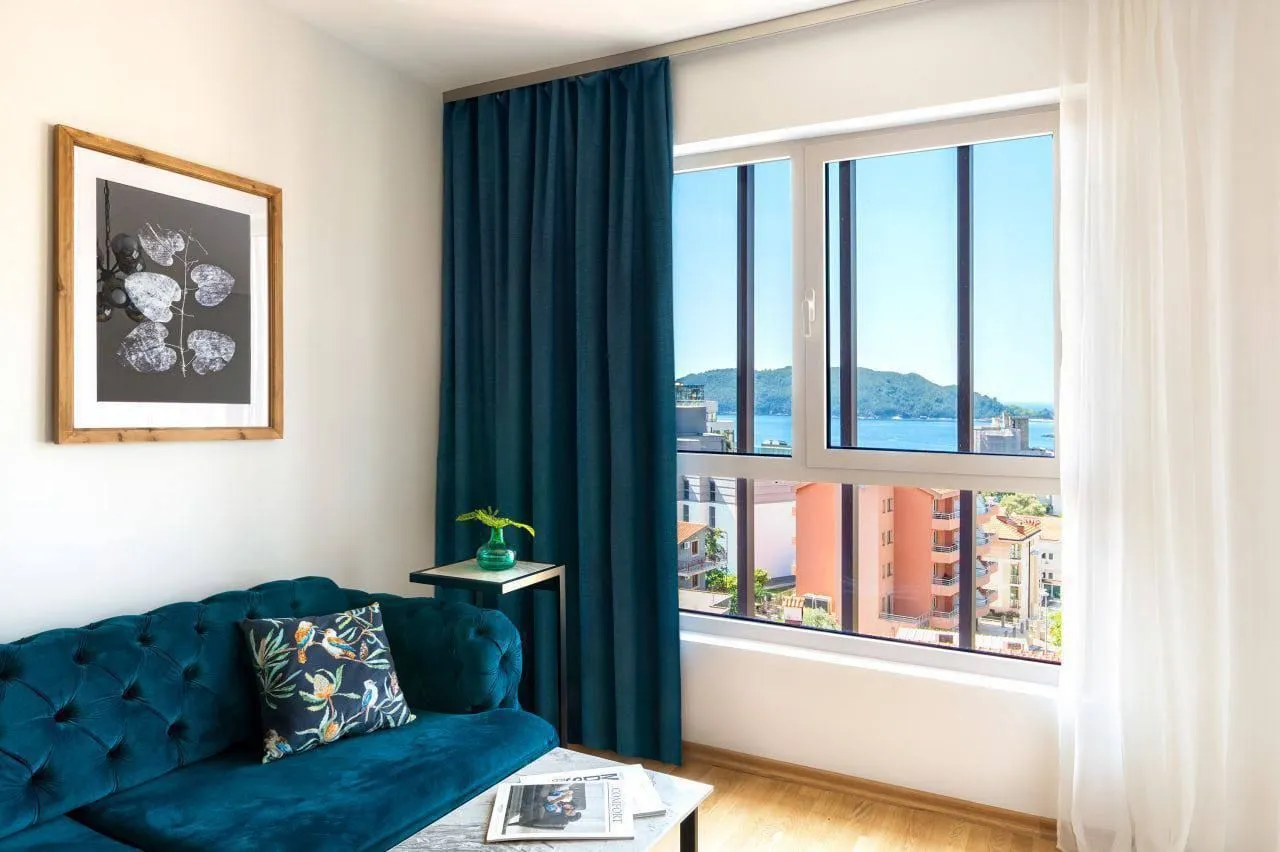 Rent, one bedroom apartment, 47m², Bečići, Budva