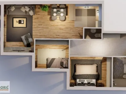 Sale, three bedroom apartment, 74m², Pančevo, Srbija - image 2