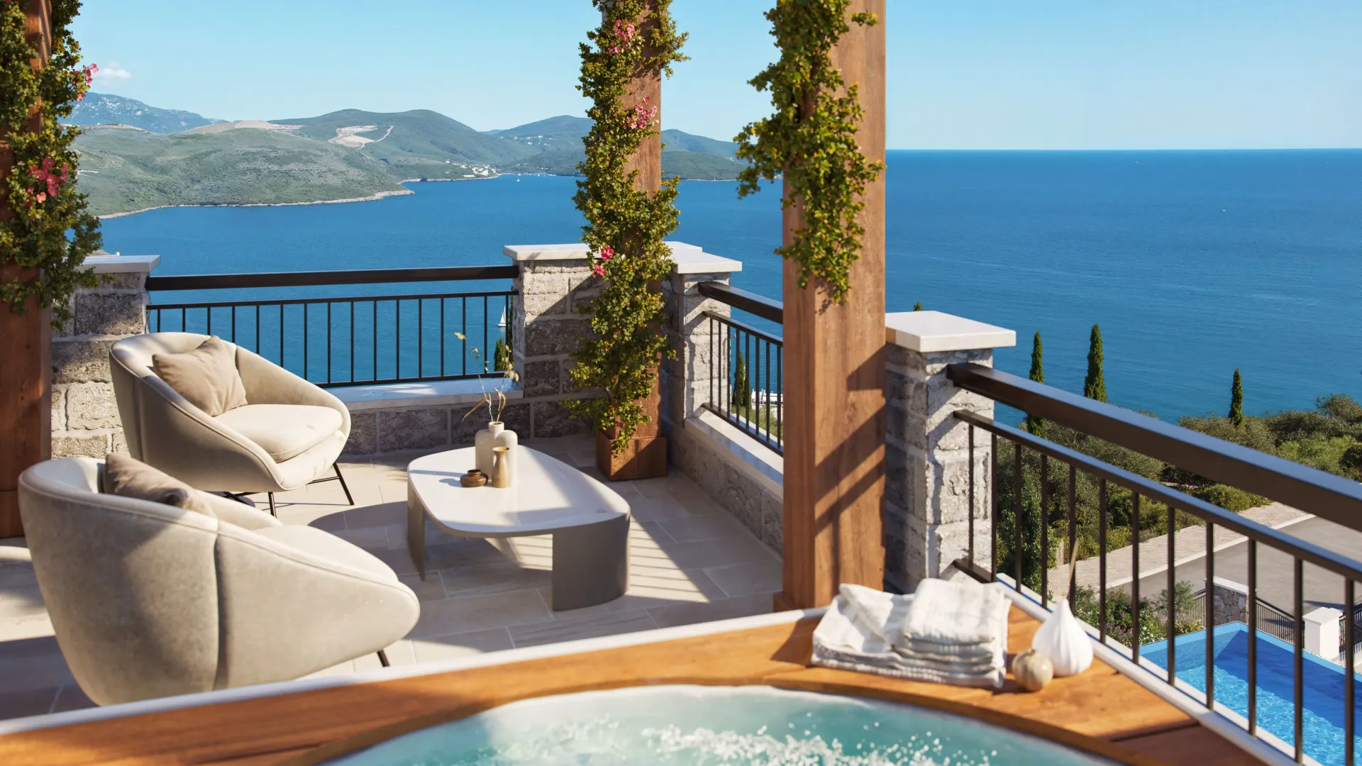 Prodaja, jednosoban stan, 67m², Luštica Bay, Tivat
