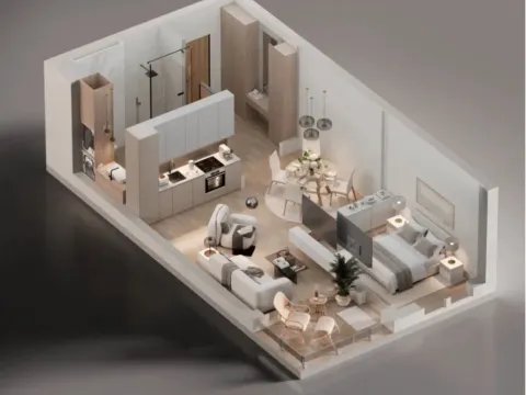 Sale, one bedroom apartment, 53m², Bečići, Budva - image 2