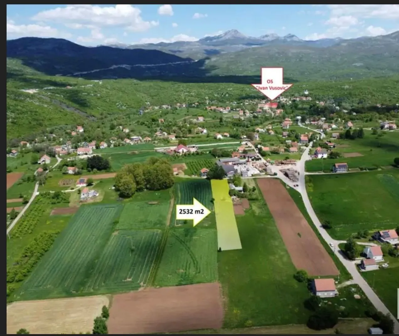 Prodaja, plac, 2532m², Rastovac, Nikšić