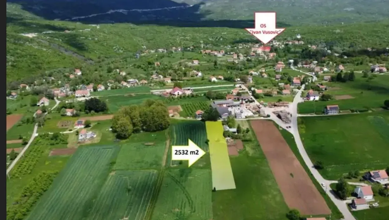Prodaja, plac, 2532m², Rastovac, Nikšić