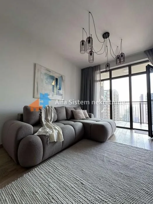 Izdavanje, dvosoban stan, 55m², Savski Venac, Beograd