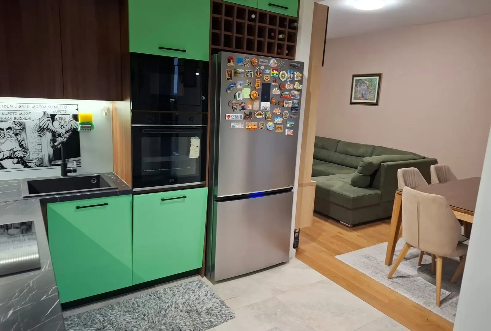 Rent, two bedroom apartment, 60m², Kalimanj, Tivat